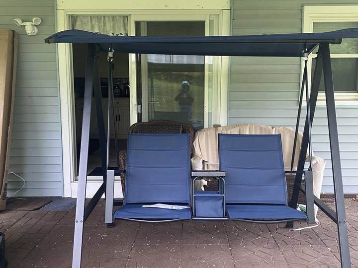 Porch swing installation