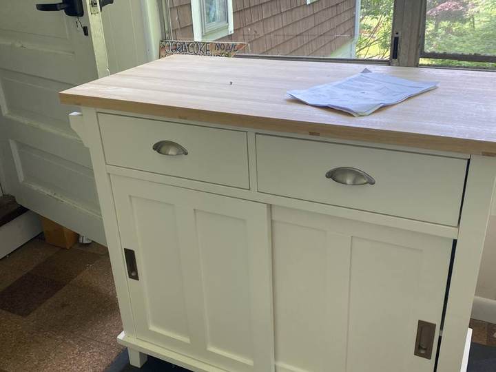 Buffet sideboard assembly